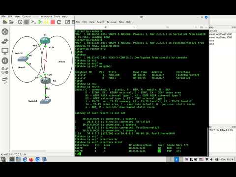 Видео: OSPF зоны - о предпочтениях выбора маршрутов - 1