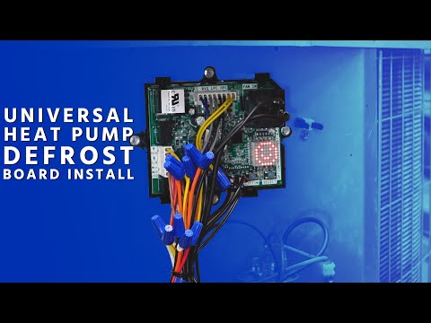 Видео: Установка платы размораживания универсального теплового насоса