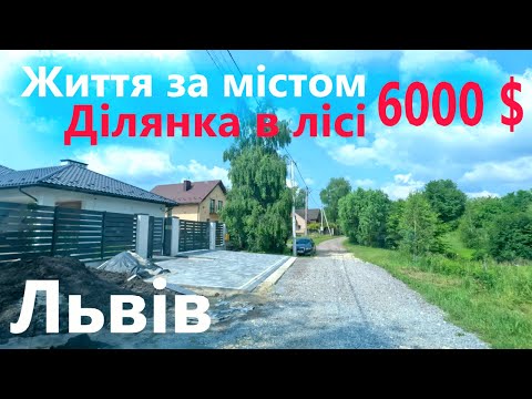 Видео: Дача в лісі біля Львова. с.Рясне-Руське. Огляд будинків і ділянок