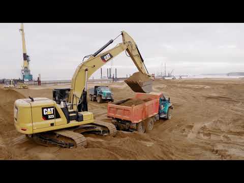 Видео: 2019 Ust Luga Port GT Morstroy / 2019 Усть-Луга порт ГТ Морстрой