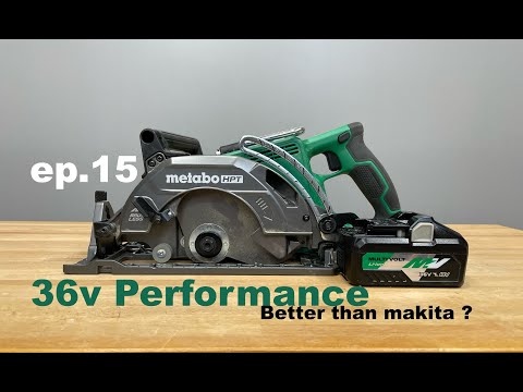 Видео: Обзор дисковой пилы Metabo HPT Multivolt 7 1/4 дюйма с задней рукояткой | C3607DWAQ4 | ep.15 | Hi...