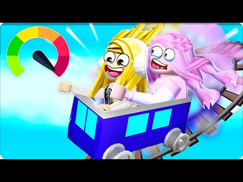 Видео: 🤪СУМАСШЕДШИЕ ГОНКИ в РОБЛОКС! МЫ СЛЕТЕЛИ с РЕЛЬСОВ! НУБИК ЛЕСКА СМЕШНО и СТРАШНО!