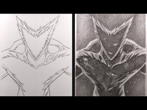 Видео: Как рисовать Garou Cosmic Mode Awakened - [One Punch Man]