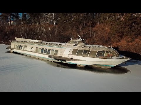Видео: Метеор. Судно на подводных крыльях. Den Stalk
