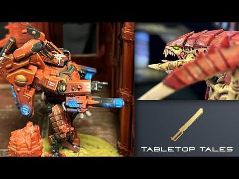 Видео: Великий Пожиратель Великое Благо — Тау против Тиранидов (боевой отчёт Warhammer 40k)