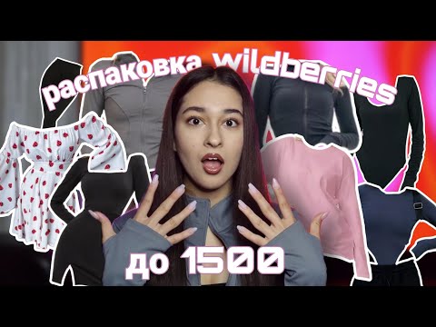 Видео: РАСПАКОВКА WILDBERRIES // ОДЕЖДА ДО 1500 РУБ // Kemi Lu