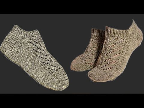 Видео: Короткие носочки спицами. Просто и быстро.#(2025.)
