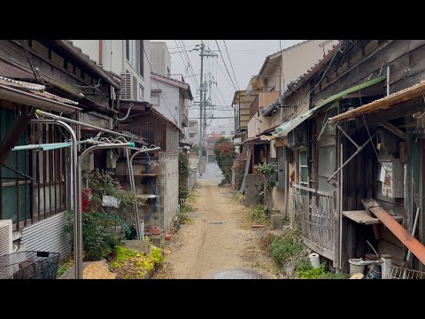 Видео: Прогулка Окаяма Хоканчо, Япония [4K HDR]