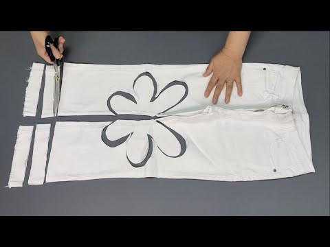 Видео: [DIY] Белые брюки, которые вы не носите, превращаются в предметы роскоши 2