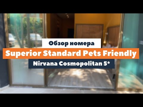Видео: Короткий обзор номера Superior Standard Pets Friendly в отеле Nirvana Cosmopolitan 5* | tooroom
