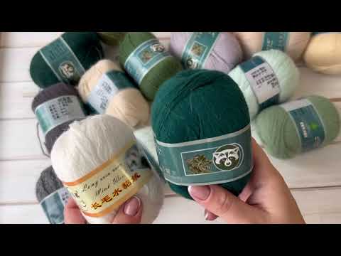 Видео: Обзор нового привоза пряжи. Пух норки и монгольский кашемир!