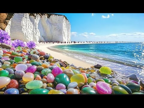 Видео: Когда-то здесь была похожая картина: остров из хрусталя и агата.