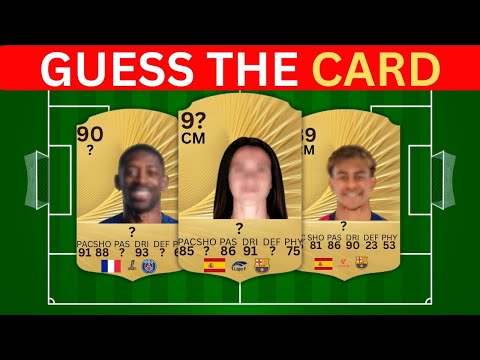 Видео: Сможете ли вы угадать все карты EAFC26?