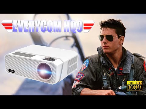 Видео: Everycom HQ9 Новый лидер! Full HD проектор для домашнего кинотеатра 1 lcd