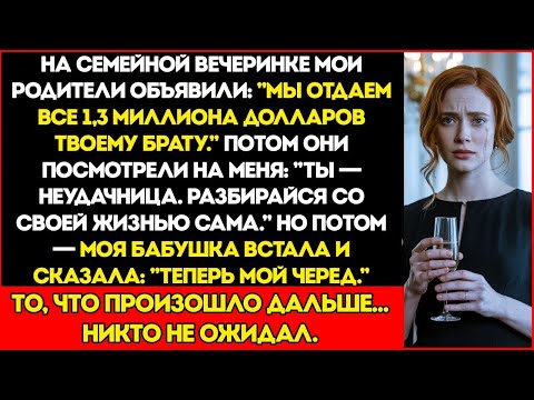 Видео: На Вечеринке Мои Родители Отдали 1,3 Миллиона Моему Брату  Ты Неудачница, — Сказали Они MP4