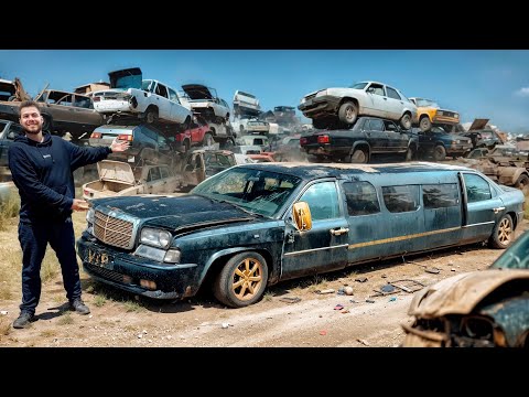 Видео: Собрал ЛИМУЗИН ИЗ МУСОРА на СВАЛКЕ и КАТАЮ VIPов!