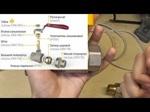 Видео: Ставим шаровый кран правильно!