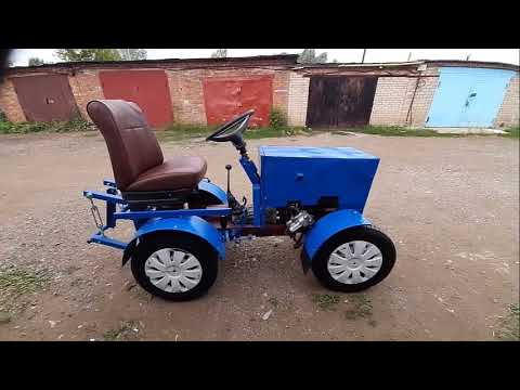 Видео: Самодельный минитрактор  классика 1  Homemade mini tractor classic 1