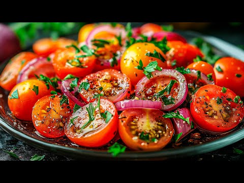 Видео: 🍅Вкусный салат из помидоров🍅