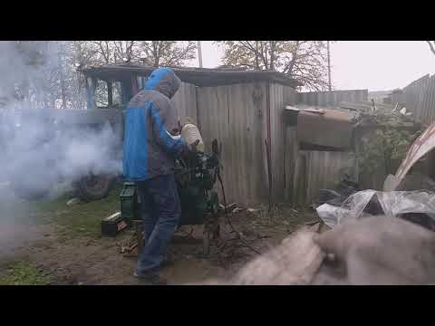 Видео: запуск дизеля 4 ч 85 .11 .після річного простою