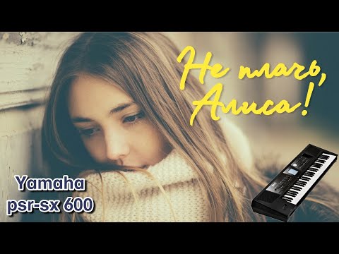 Видео: Не плачь, Алиса / Андрей Державин ( гр. Сталкер ) / Cинтезатор Yamaha PSR-SX600