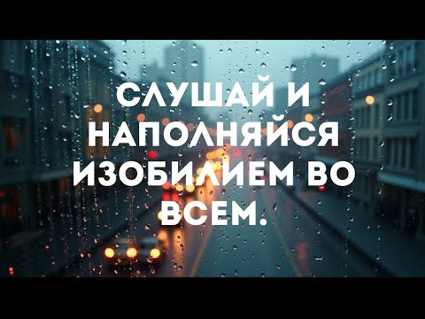 Видео: Слушай и наполняйся изобилием во всем // Музыка для медитаций // JustBe