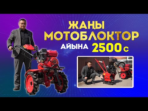 Видео: Мотоблокту 6 айга бөлүп төлөп алса болот. Булар АРЗАН экен. Доставка БЕСПЛАТНО.