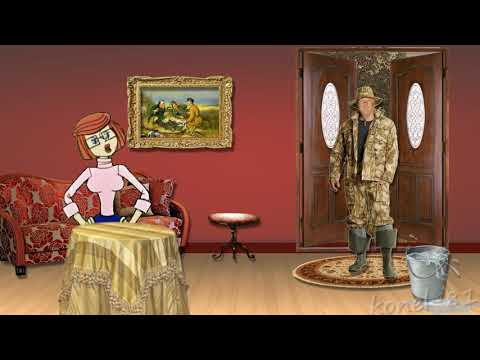 Видео: Шуточное поздравление, с днем рождения, рыбак