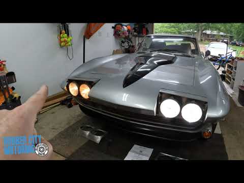 Видео: Модернизация фар Corvette 63-67 от Vette-Lights: светодиодные лампы Holley RetroBright