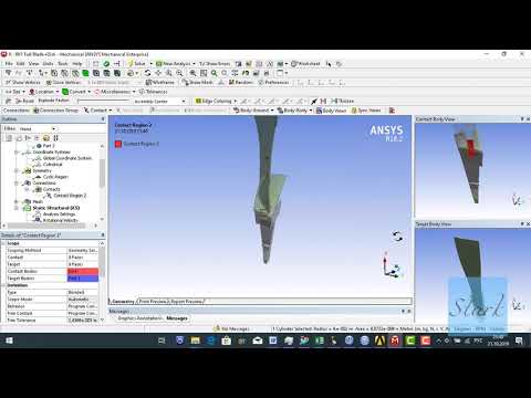 Видео: Расчет рабочего колеса на статическую прочность в Ansys Workbench