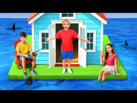 Видео: Выжить 24 часа в плавучем доме на воде!