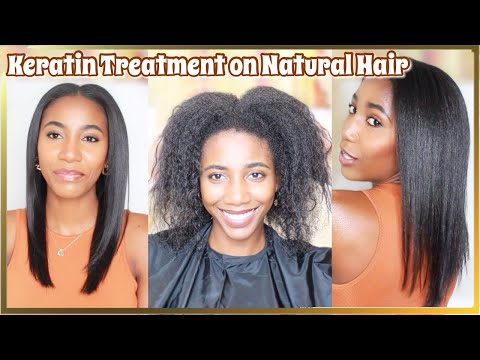 Видео: Я попробовала новое кератиновое выпрямление! Нанесение кератина GK Hair на натуральные волосы | S...