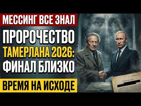 Видео: ПРОРОЧЕСТВО ТАМЕРЛАНА: Секретный конверт Мессинга вскрыт. Почему 2026 год - точка невозврата?!
