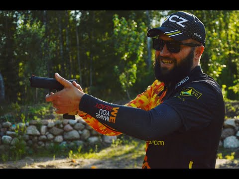 Видео: Пневматический пистолет CZ Shadow 2. Накладки Eemann Tech. Комплект для холостых тренировок по IPSC.