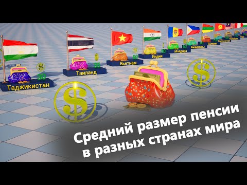 Видео: Средний размер пенсии в разных странах мира: от самой низкой до самой высокой!
