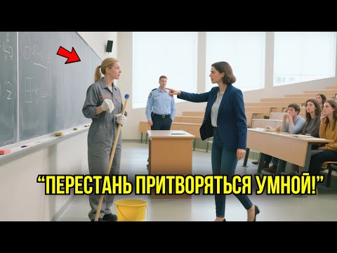 Видео: Учительница УНИЗИЛА Уборщицу, Заставив Её Решать НЕВОЗМОЖНУЮ Задачу – Она Решила Её За СЕКУНДЫ