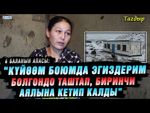Видео: “Күйөөм мени 6 бала менен таштанды таштоочу жайга таштап кетти” дейт жалгыз бой эне