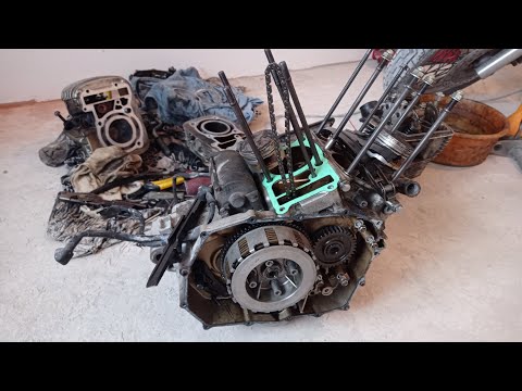 Видео: Разборка двигателя Honda Steed