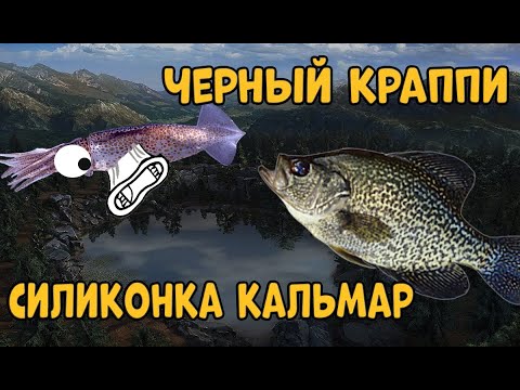 Видео: Fishing Planet PS4 # Черный краппи силиконка кальмар. Миссия Мастерство