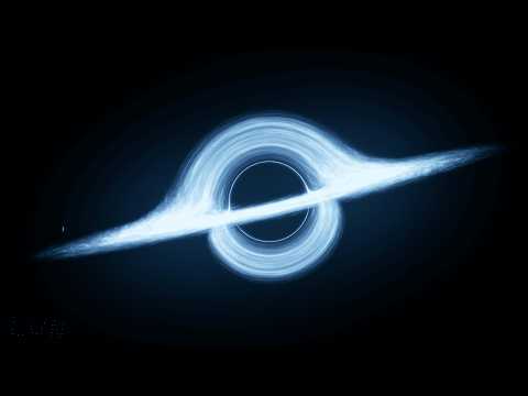 Видео: Чёрная дыра / Blender анимация
