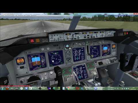 Видео: Microsoft Flight Simulator X Взлет-посадка" GPS (FMS), курс,ИЛС 5 лет спустя (продолжение)