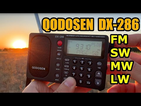 Видео: QODOSEN DX286 радиоприёмник