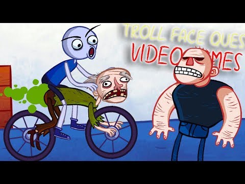 Видео: ТРОЛЛИМ ЛЮБИМЫЕ ВИДЕОИГРЫ! Веселая игра Troll Face Quest Video Games от Cool GAMES