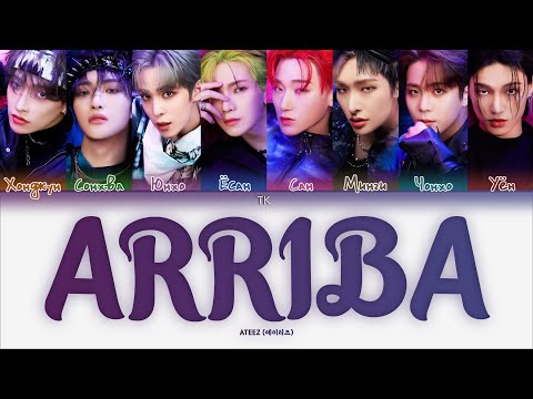 Видео: ATEEZ – ARRIBA [ПЕРЕВОД НА РУССКИЙ/КИРИЛЛИЗАЦИЯ Color Coded Lyrics]