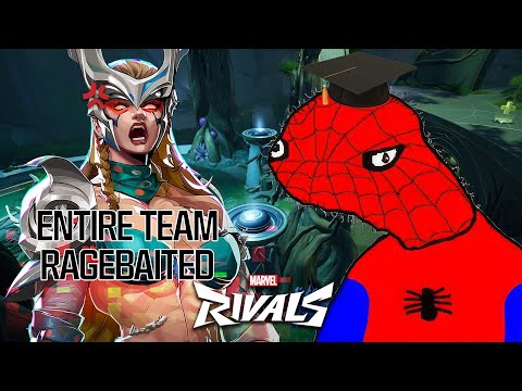Видео: Ragebait Spider-Man заставляет ВСЮ КОМАНДУ ВРАГА ЯРОСТЬ В ОДНОЙ ИГРЕ!