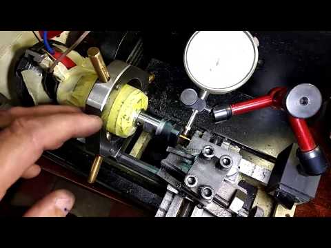 Видео: Устранение биения на цанговом патроне ER 11 на шпинделе (мотора 775), проточка конуса под цангу