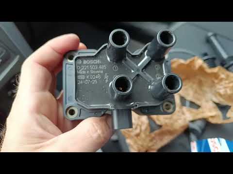 Видео: Нестабильная работа двигателя Ford Fusion 2006, замена катушки, высоковольтных проводов и свечей.