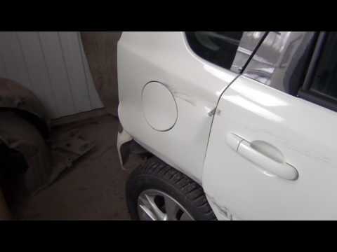 Видео: ремонт нисан ноут после дорожных отбойников.