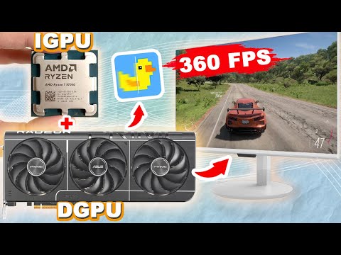 Видео: Дополнительные FPS БЕСПЛАТНО? IGPU и DGPU МАСШТАБИРОВАНИЕ БЕЗ ПОТЕРЬ Генерация кадров