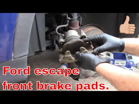 Видео: Замена передних тормозных колодок Ford Escape 2013-2019. Пошаговая инструкция.